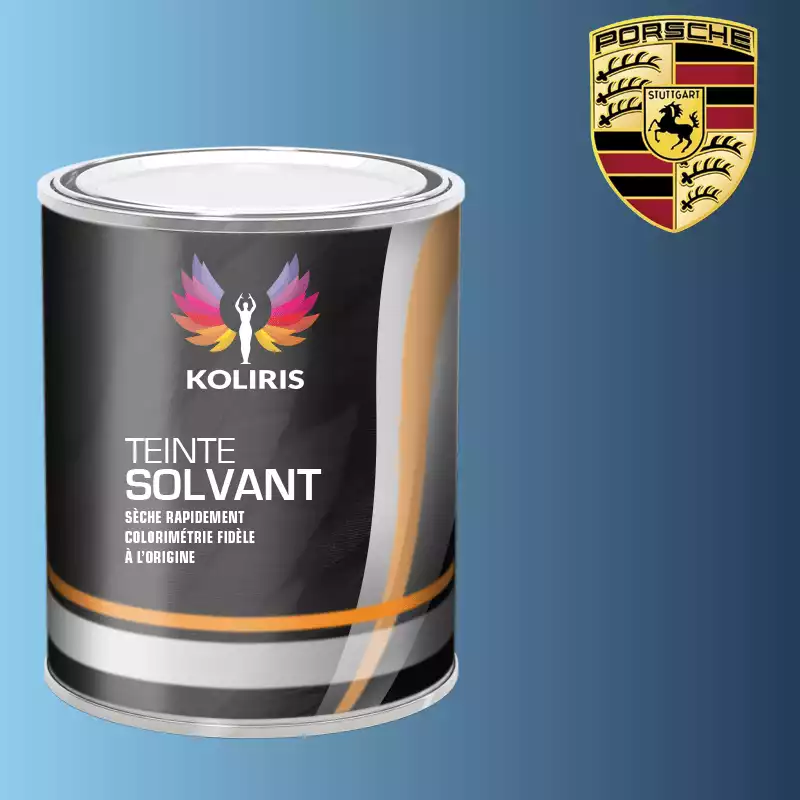 Peinture voiture solvant Porsche