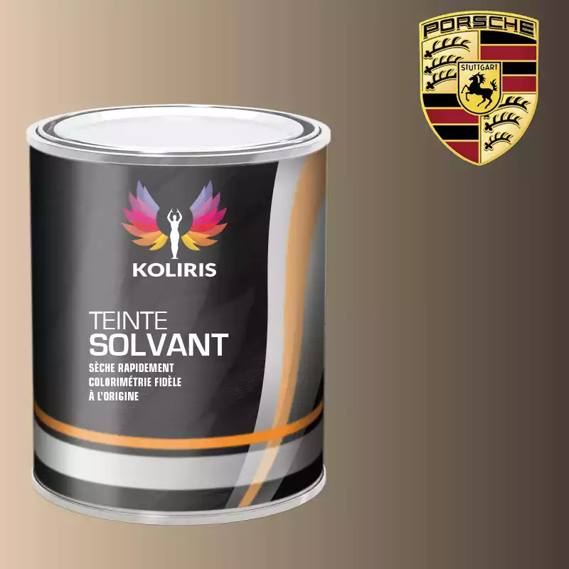 Peinture voiture solvant Porsche