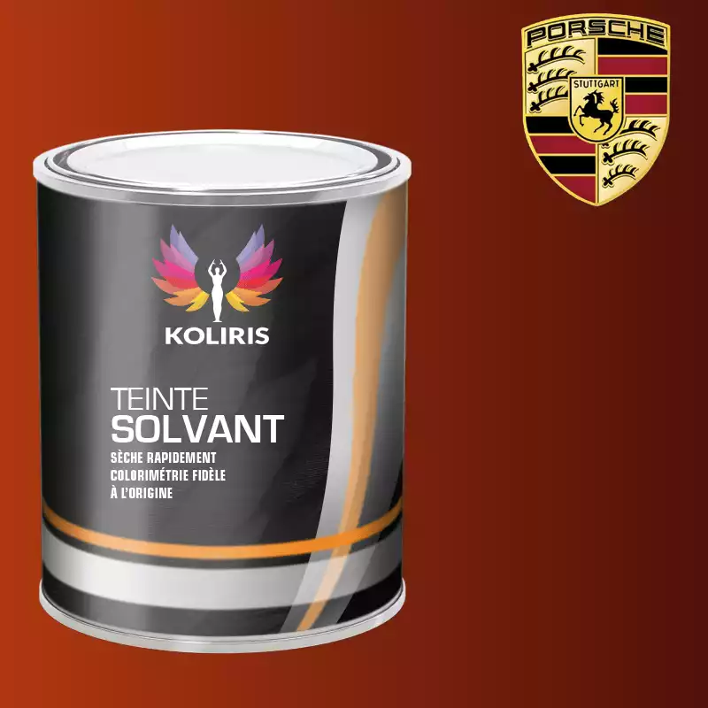 Peinture voiture solvant Porsche