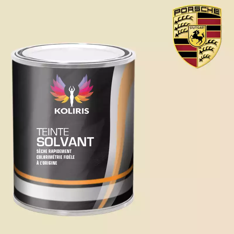 Peinture voiture solvant Porsche