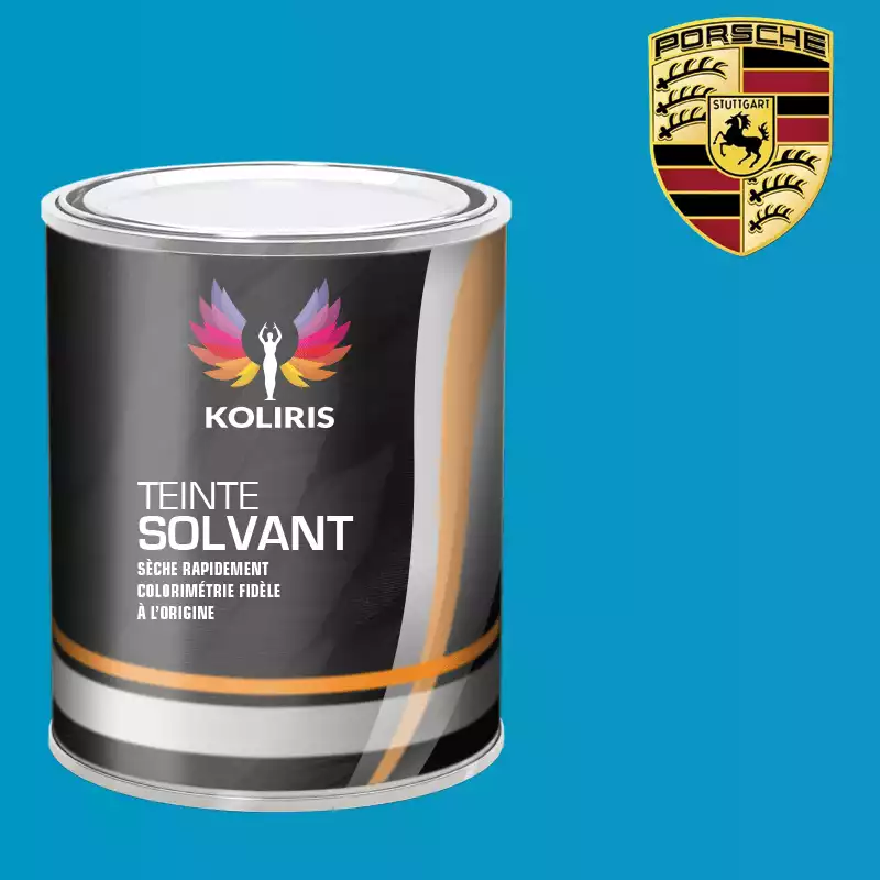 Peinture voiture solvant Porsche