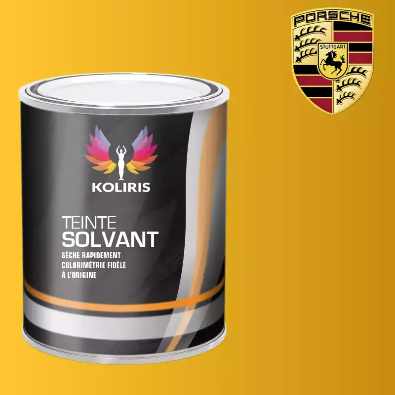 Peinture voiture solvant Porsche