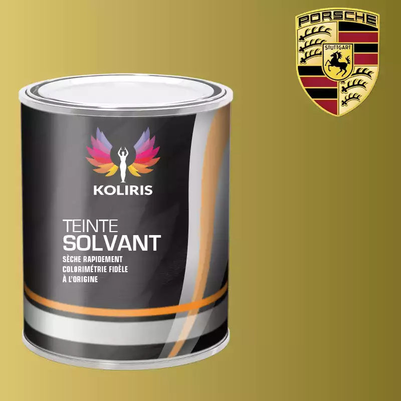 Peinture voiture solvant Porsche