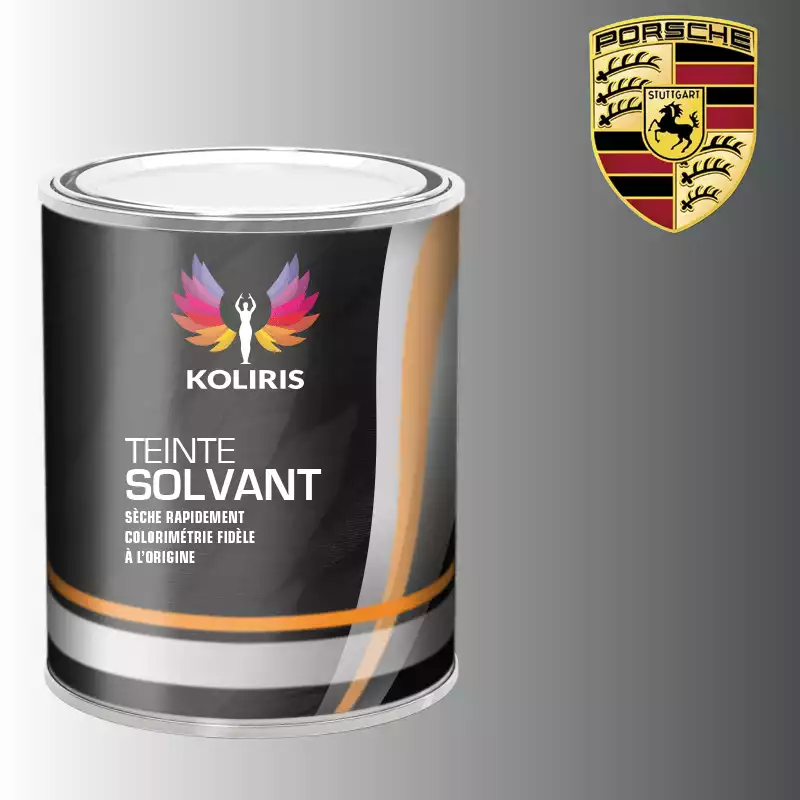 Peinture voiture solvant Porsche