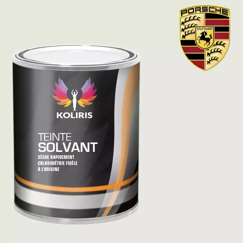 Peinture voiture solvant Porsche