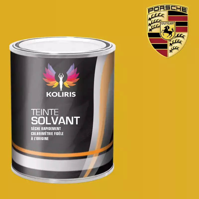 Peinture voiture solvant Porsche