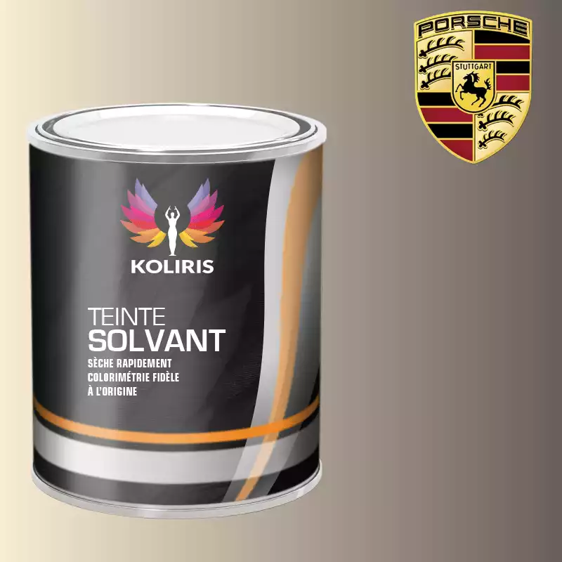 Peinture voiture solvant Porsche