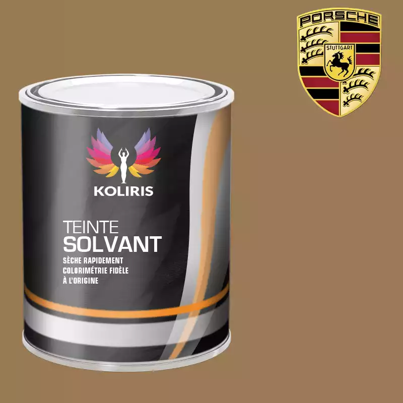 Peinture voiture solvant Porsche