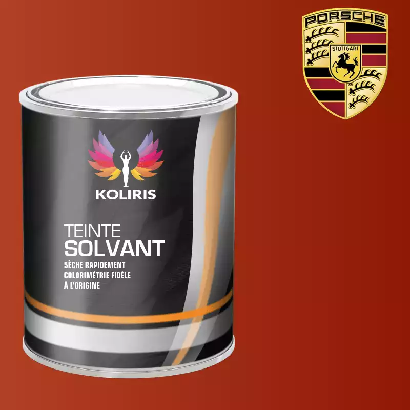 Peinture voiture solvant Porsche