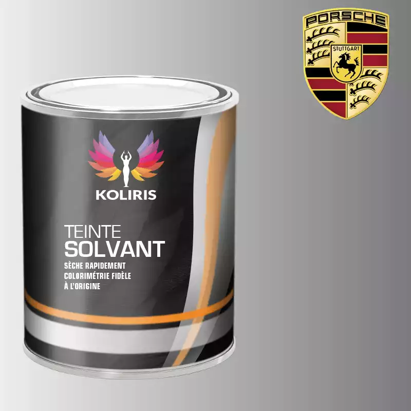 Peinture voiture solvant Porsche