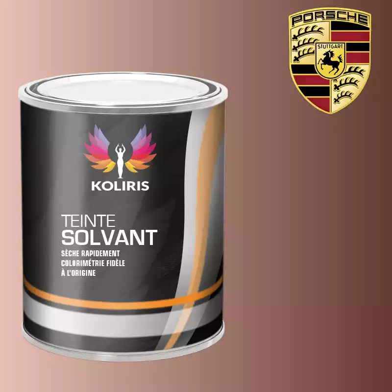 Peinture voiture solvant Porsche