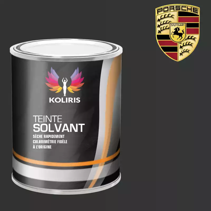 Peinture voiture solvant Porsche