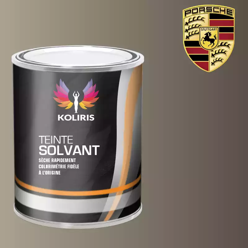 Peinture voiture solvant Porsche