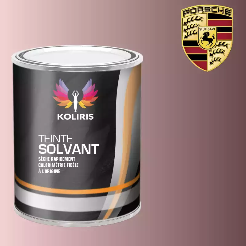 Peinture voiture solvant Porsche