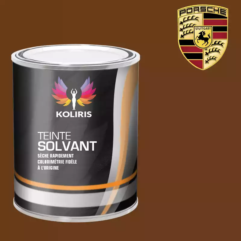 Peinture voiture solvant Porsche