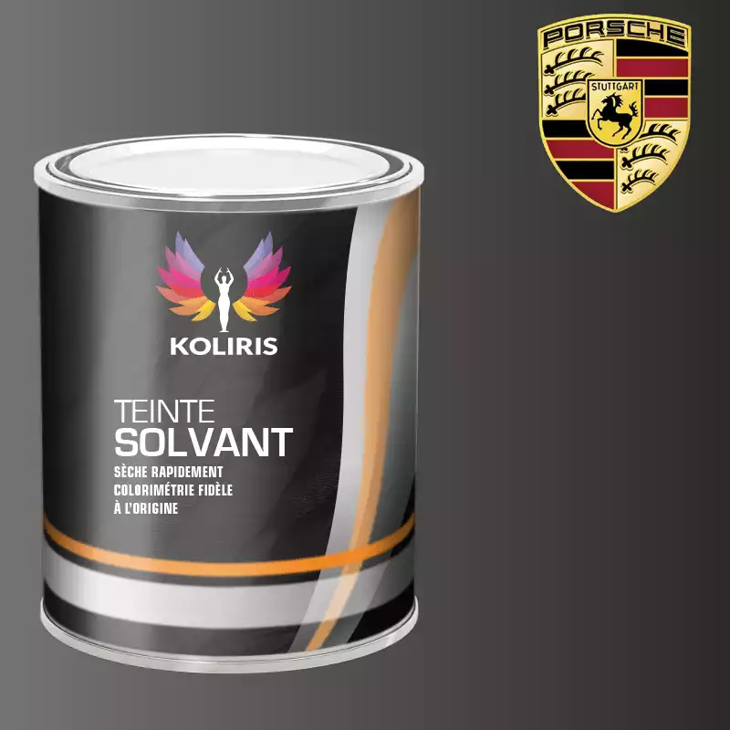 Peinture voiture solvant Porsche