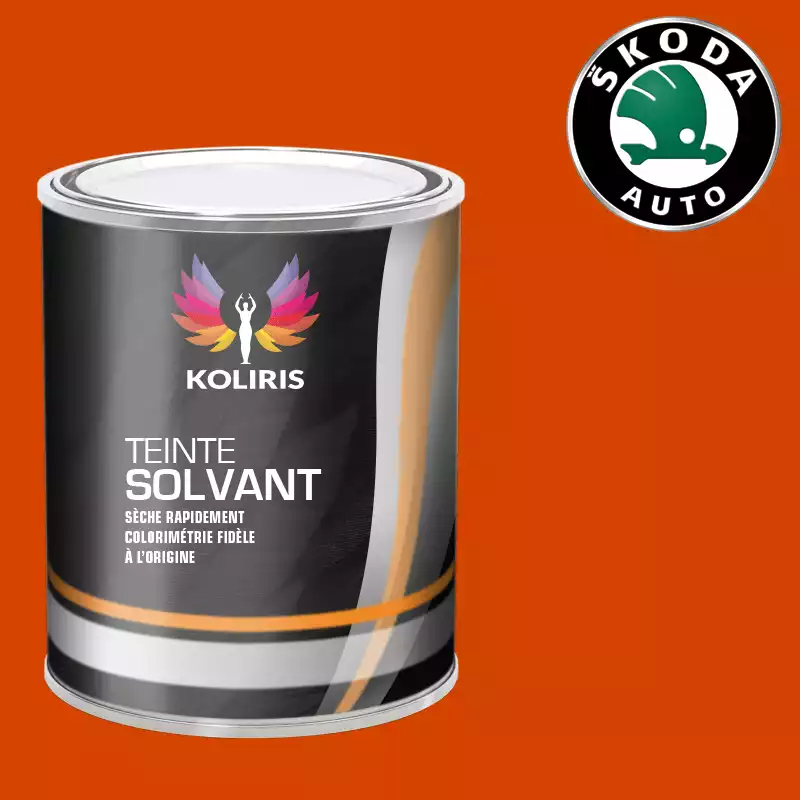 Peinture voiture solvant Skoda