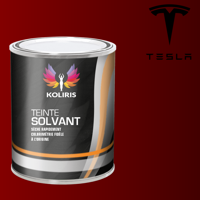 Peinture voiture solvant Tesla