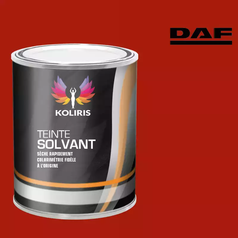 Peinture utilitaire - camion solvant Daf