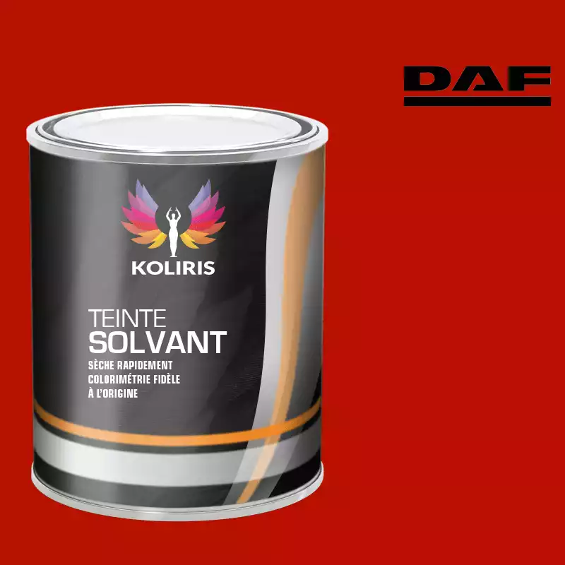 Peinture utilitaire - camion solvant Daf