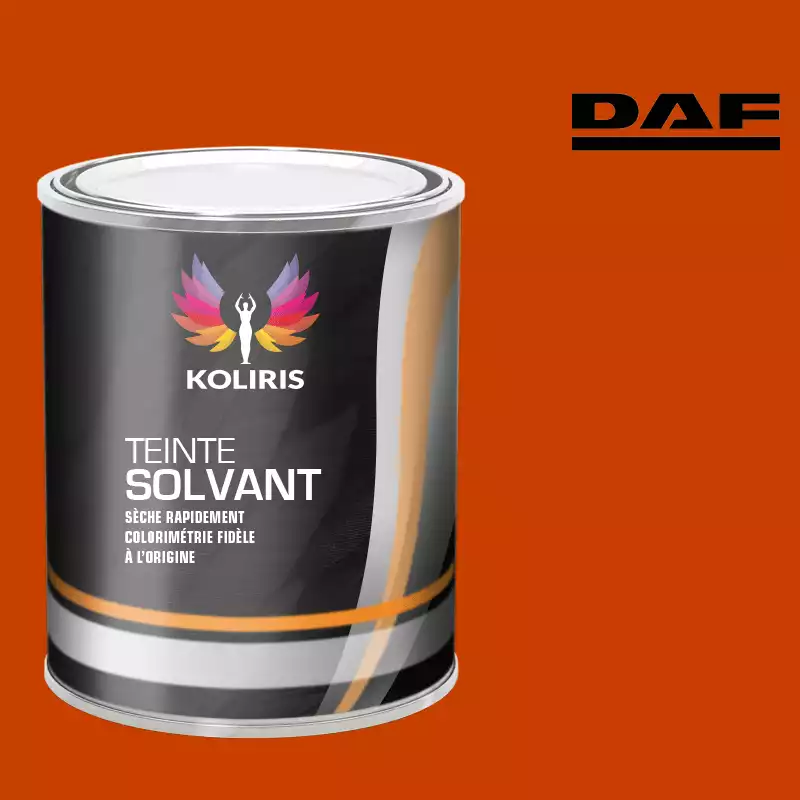 Peinture utilitaire - camion solvant Daf