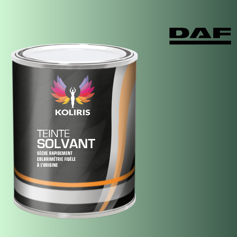 Peinture utilitaire - camion solvant Daf