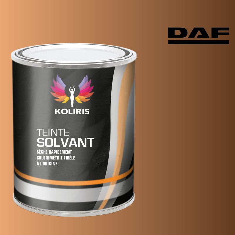 Peinture utilitaire - camion solvant Daf