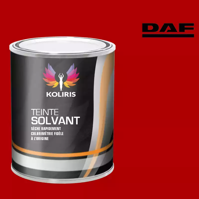 Peinture utilitaire - camion solvant Daf