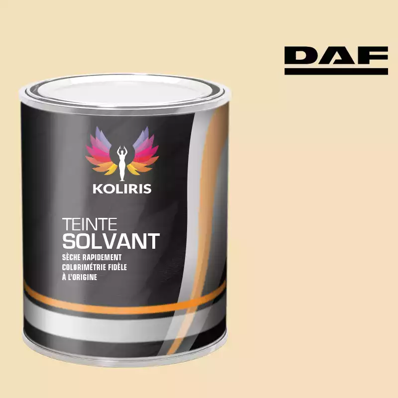 Peinture utilitaire - camion solvant Daf