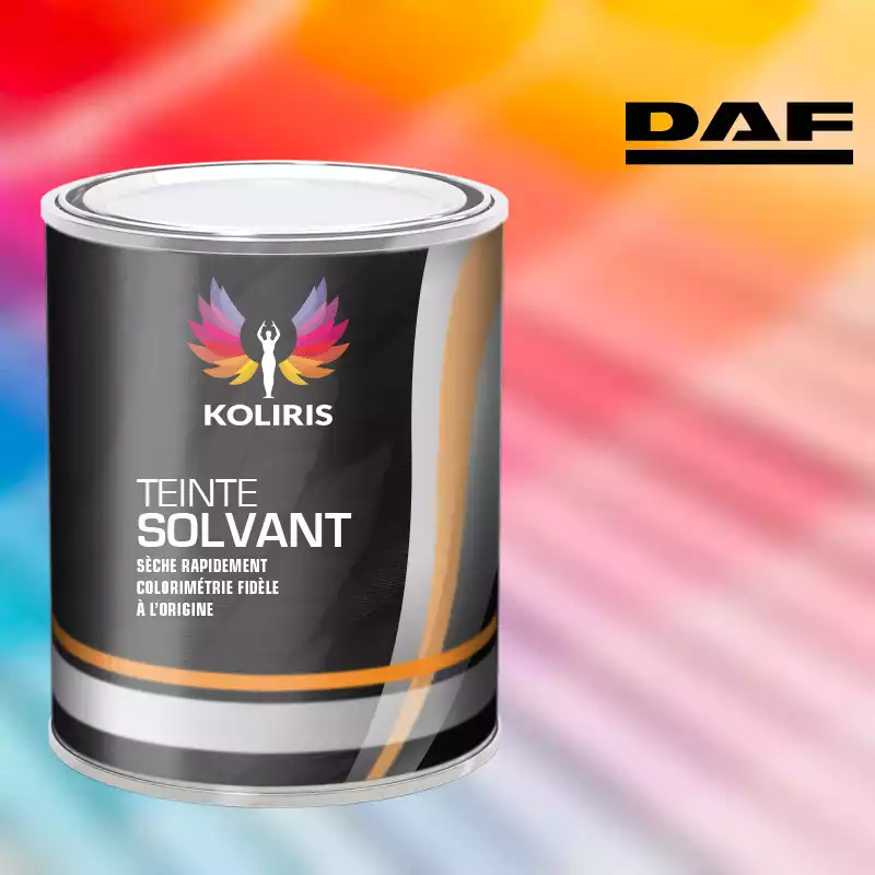 Peinture utilitaire - camion solvant Daf