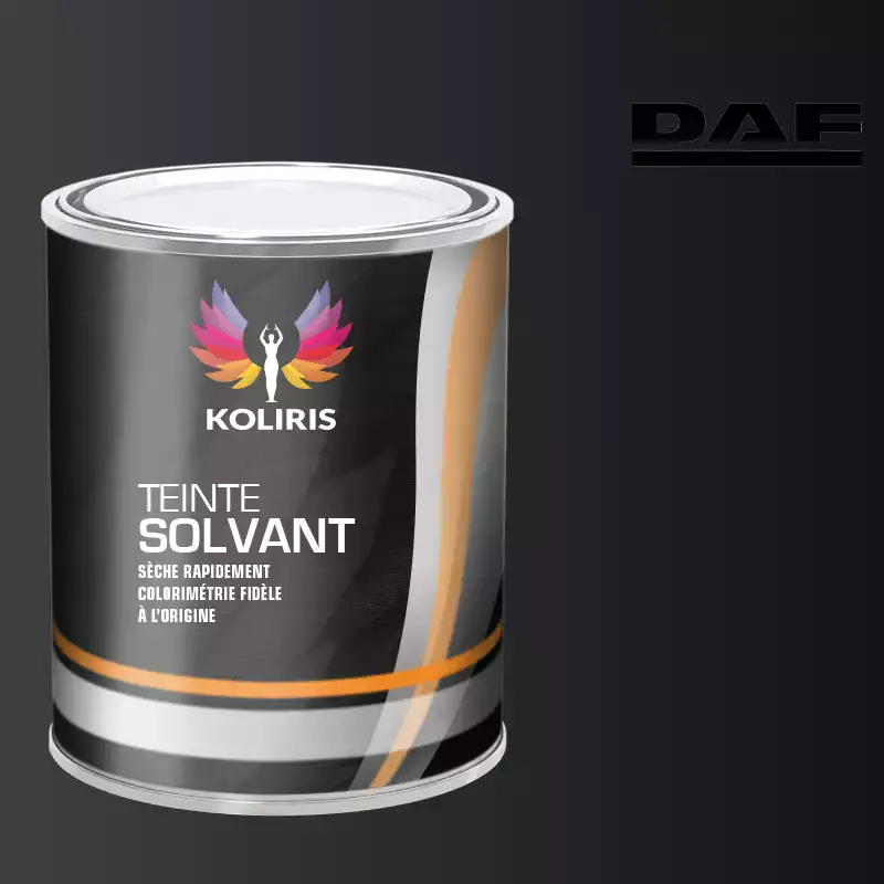 Peinture utilitaire - camion solvant Daf