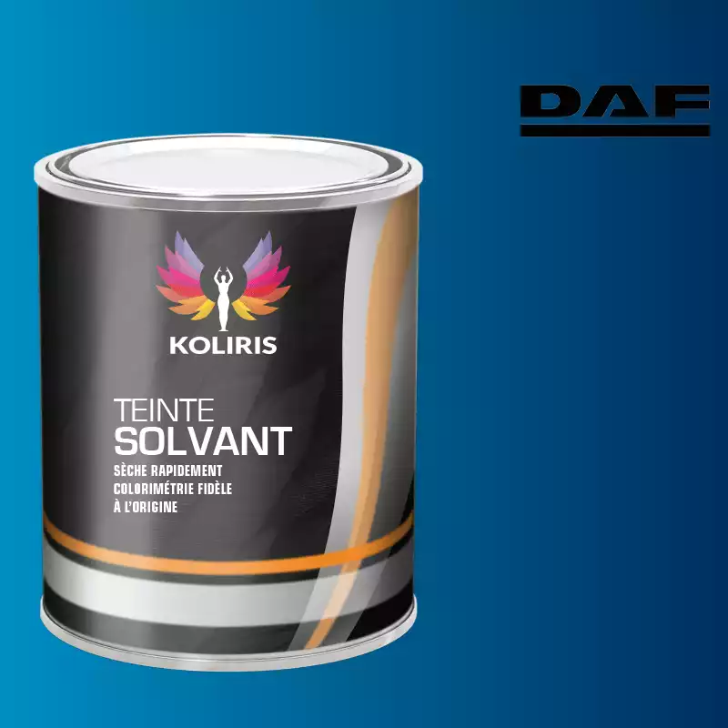 Peinture utilitaire - camion solvant Daf