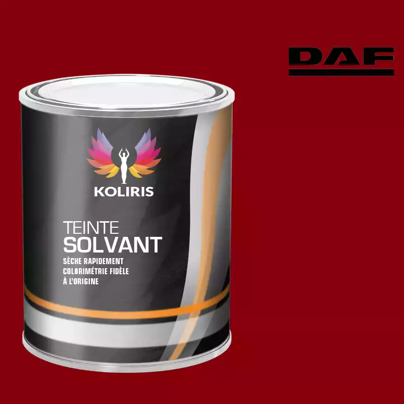 Peinture utilitaire - camion solvant Daf