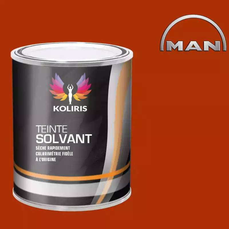 Peinture utilitaire - camion solvant Man