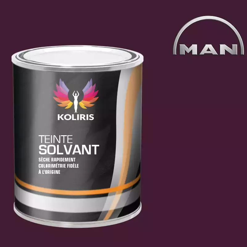 Peinture utilitaire - camion solvant Man