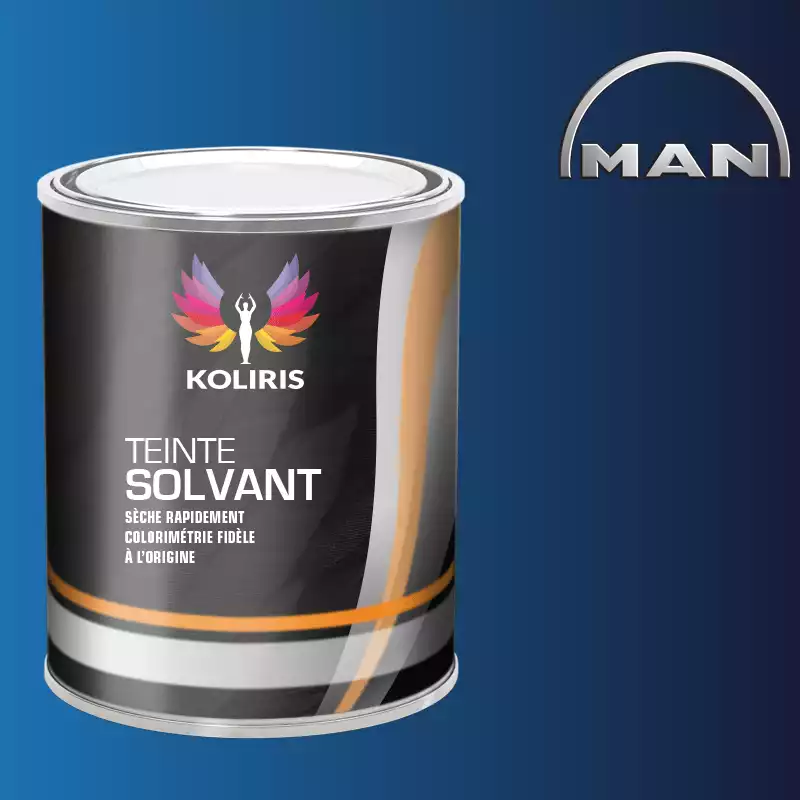 Peinture utilitaire - camion solvant Man