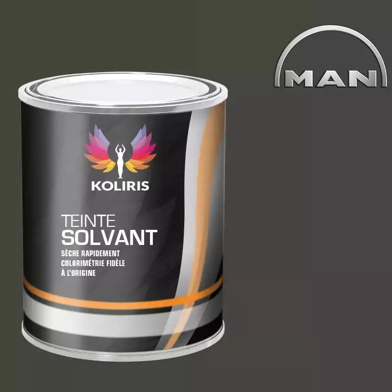 Peinture utilitaire - camion solvant Man