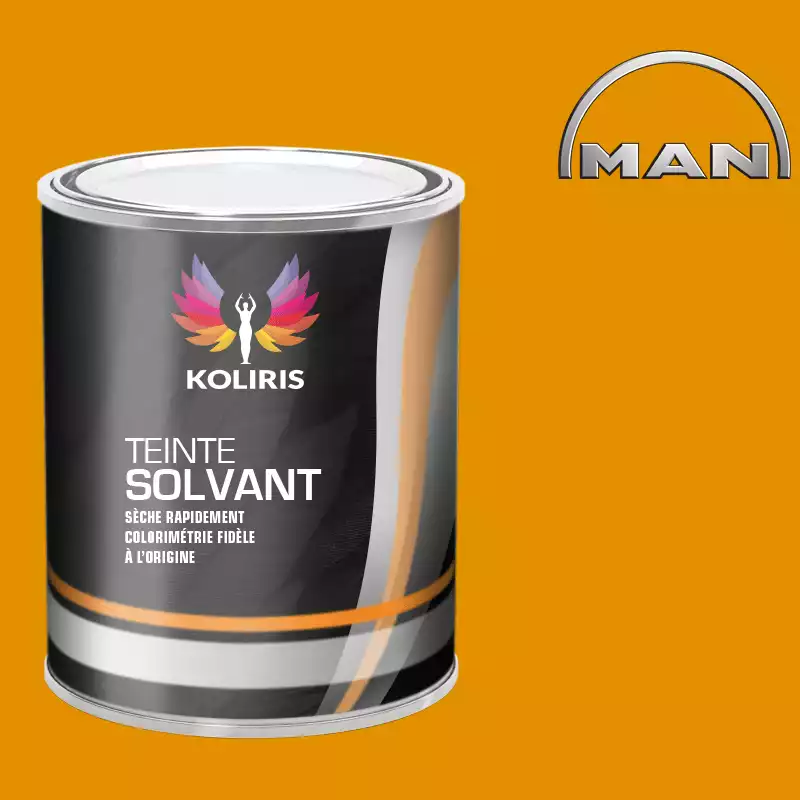 Peinture utilitaire - camion solvant Man