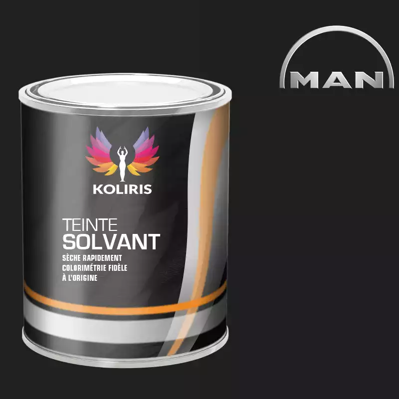 Peinture utilitaire - camion solvant Man