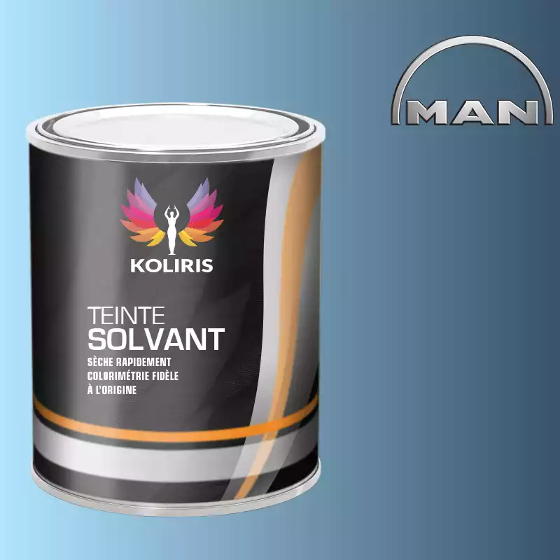 Peinture utilitaire - camion solvant Man