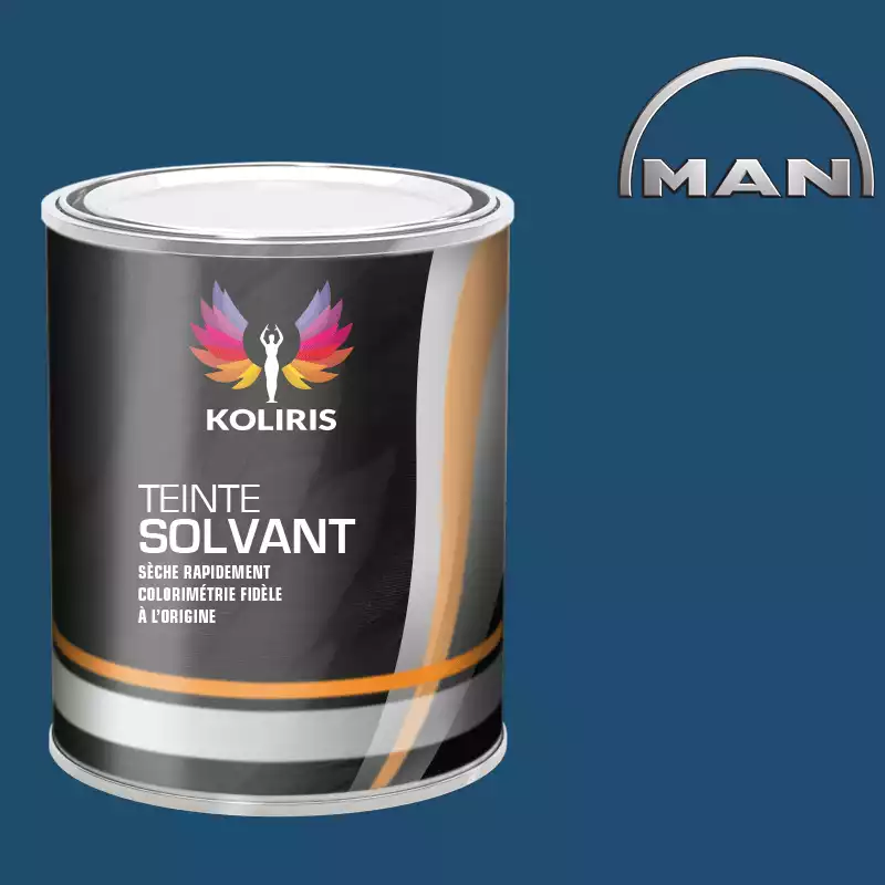 Peinture utilitaire - camion solvant Man