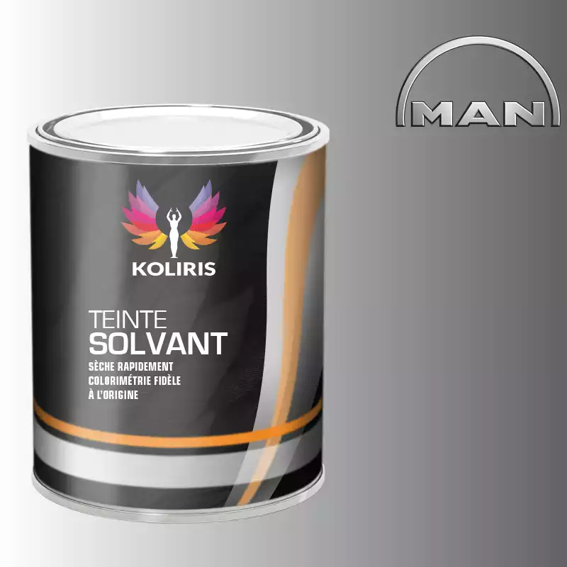 Peinture utilitaire - camion solvant Man