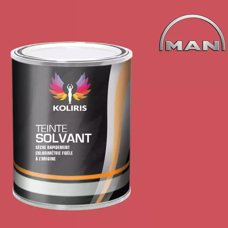 Peinture utilitaire - camion solvant Man