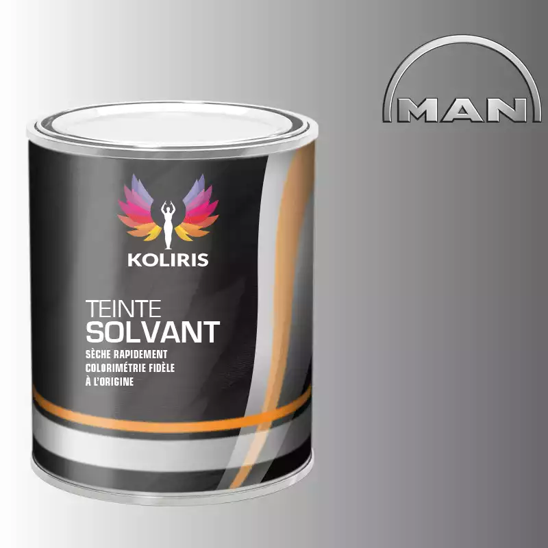 Peinture utilitaire - camion solvant Man