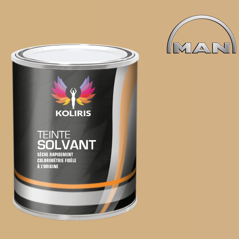 Peinture utilitaire - camion solvant Man