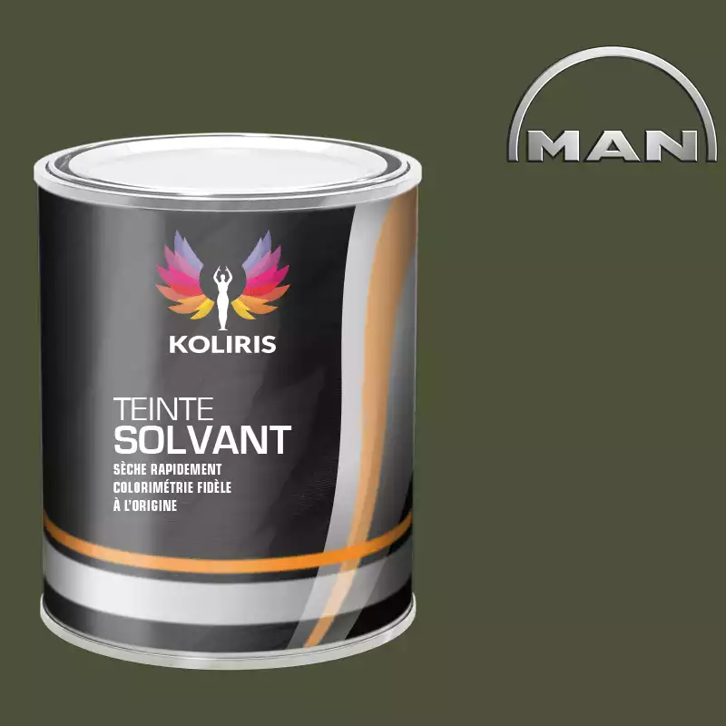 Peinture utilitaire - camion solvant Man