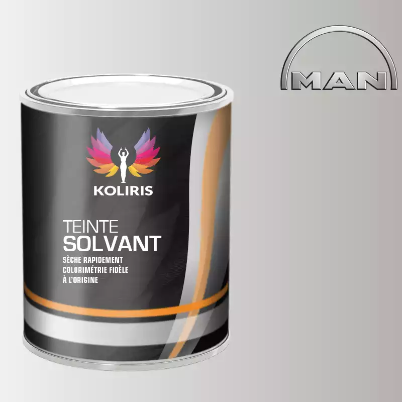 Peinture utilitaire - camion solvant Man