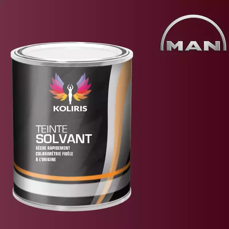 Peinture utilitaire - camion solvant Man