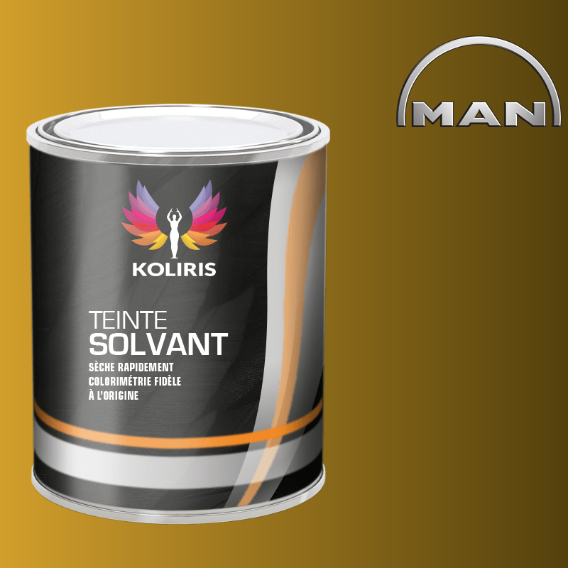 Peinture utilitaire - camion solvant Man