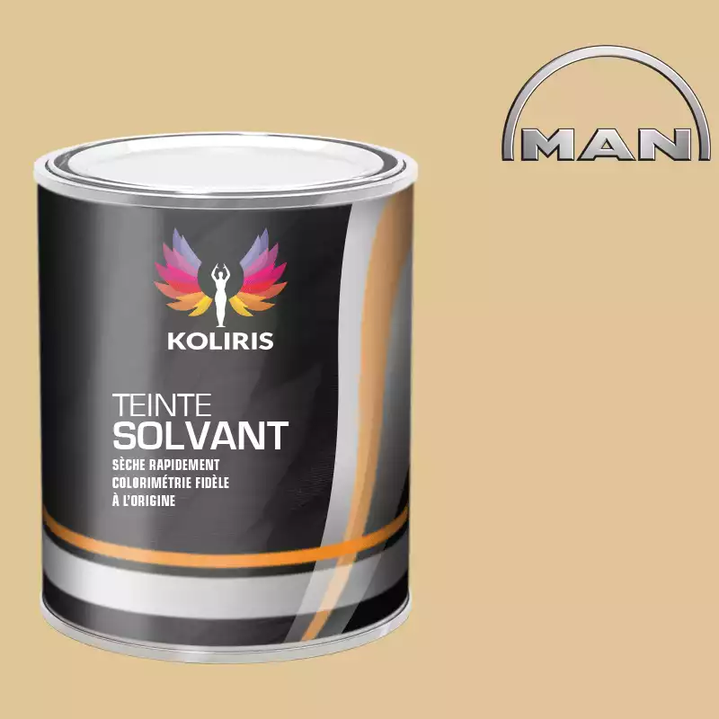 Peinture utilitaire - camion solvant Man